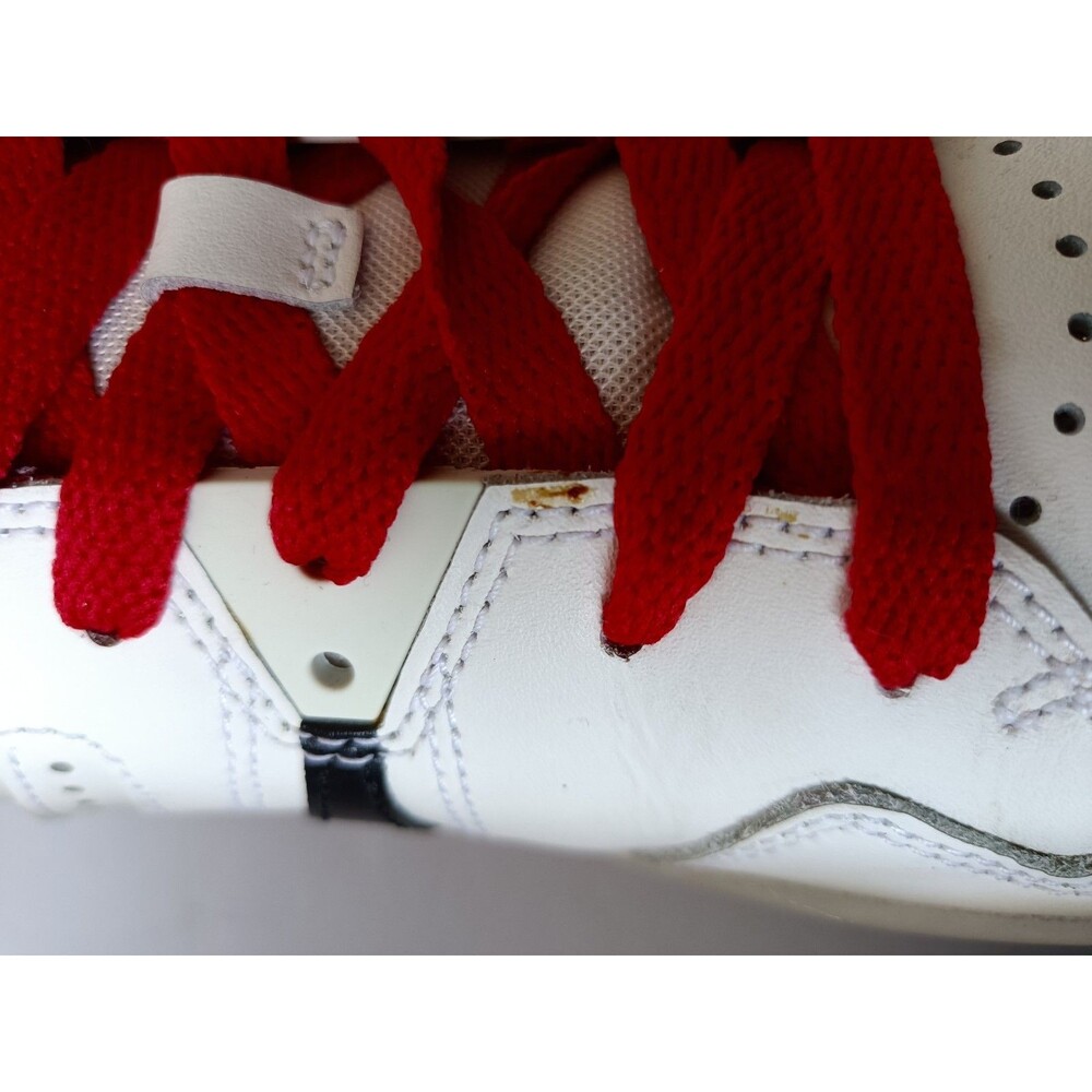 Lacoste L005 222 1 Sneakers Mens Size 10.5 White Red Crocodile Logo Shoes - Picture 5 of 11